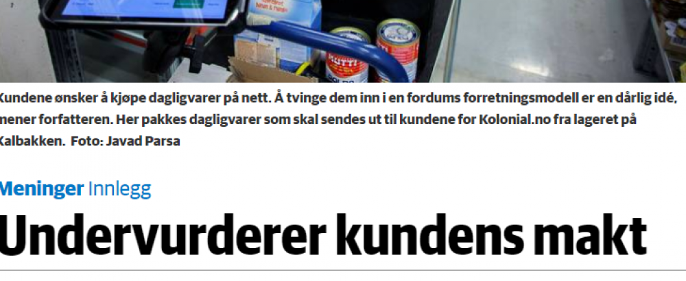 Faksimile Dagens Næringsliv