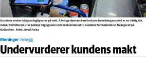 Faksimile Dagens Næringsliv